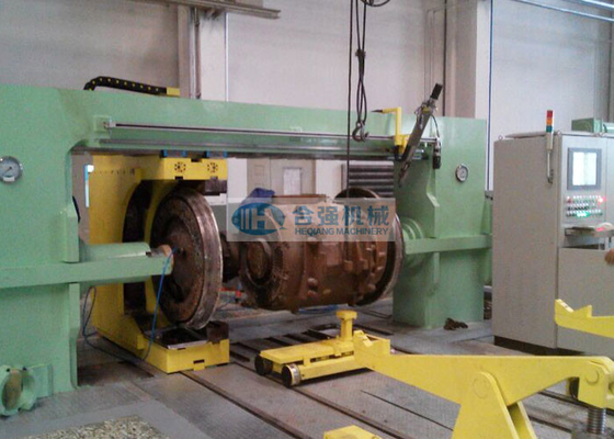 400 Ton Automatic Wheelset Press , Locomotive Wheel Press Machine