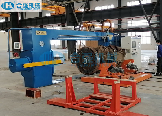 Hydraulic Locomotive Wheelset Press 350 Tons Double Head Cylinders